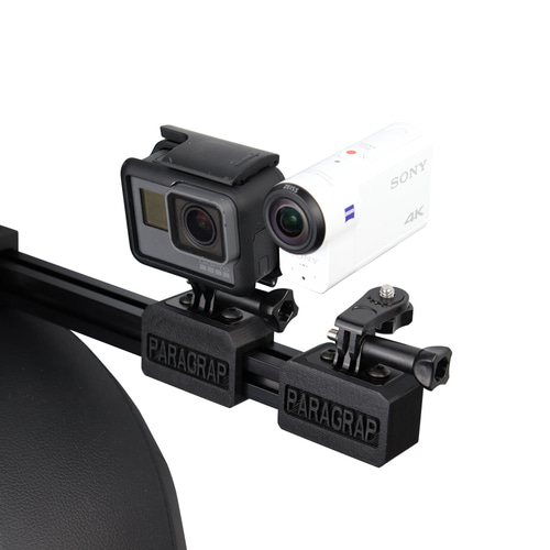 파라그랩 차량용 헤드레스트 유튜브 브이로그 촬영용 카메라 거치대 H300C
