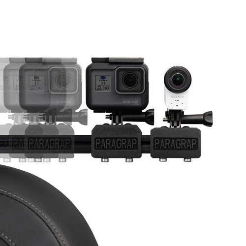 파라그랩 차량용 헤드레스트 유튜브 브이로그 촬영용 카메라 거치대 H300C