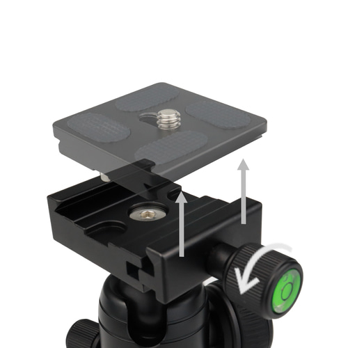 파라그랩 카메라 360도 볼헤드 패닝 퀵플레이트 볼마운트 5kg 대응 PBM5K